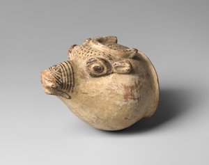 船、紀元前1900年から1600年頃（塗装セラミック） 作： Hittite