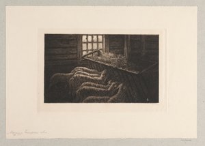 羊小屋 作： Holger Valdemar Rasmussen Magaard