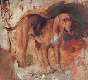 H.ハント、ブラッドハウンドの研究 作： Holman Hunt