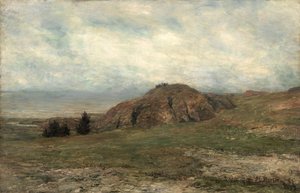 ワイルドコースト、ニューポート、1889年。 作： Homer Dodge Martin