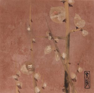 梅の花、江戸時代、16世紀後半から17世紀初頭。 作： Hon