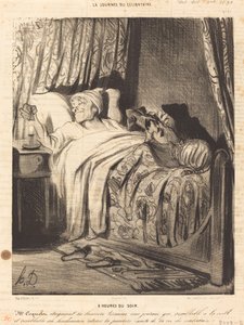 午後9時 作： Honoré Daumier