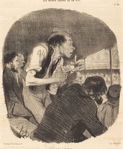 ポルト・サン・マルタンで 作： Honoré Daumier