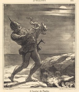 パンタンのように 作： Honoré Daumier