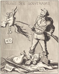 次は誰だ？ 作： Honoré Daumier