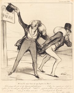 すべての生まれながらの心にとって、祖国は愛しい!!! 作： Honoré Daumier