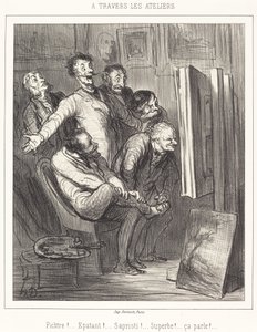 ワークショップを通して 作： Honoré Daumier