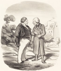 カリフォルニアの株主 作： Honoré Daumier