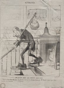 Actualities (No. 128): 小さな靴を履いたデュパン氏 作： Honoré Daumier