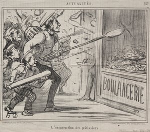 Actualities (No. 557): パティシエの反乱 作： Honoré Daumier