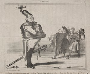 Actualities (No. 71): なぜ彼らは私のお金を取り上げているのですか... 作： Honoré Daumier
