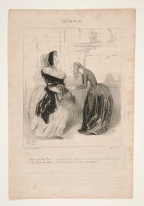 さらば、愛するフローラ 作： Honoré Daumier