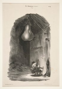 ああ！ 彼の ！ 作： Honoré Daumier