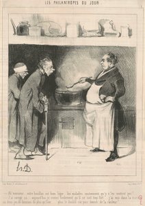 ああ！ サー...あなたのスープは... 作： Honoré Daumier