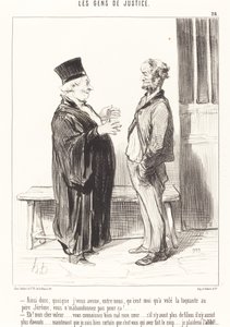 だから告白しても… 作： Honoré Daumier