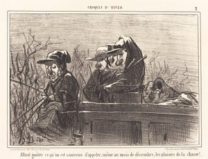 私たちが呼ぶことに同意したものを味わうつもりです... 作： Honoré Daumier