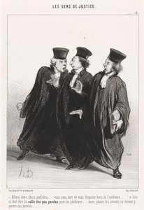 さあ、親愛なる同僚たち... 作： Honoré Daumier