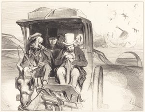 おいでよ...なんてこった... 作： Honoré Daumier