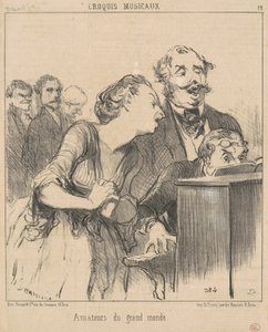大きな世界の恋人 作： Honoré Daumier