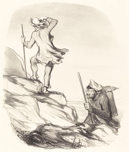 文明的な場所が見えますか... 作： Honoré Daumier