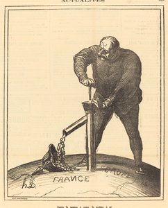 血液ポンプの後、ゴールドポンプ 作： Honoré Daumier
