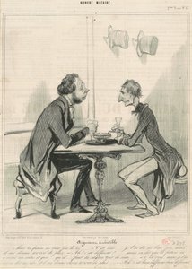 抵抗できない議論 作： Honoré Daumier