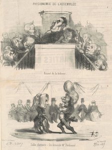 グランドスタンドアサルト 作： Honoré Daumier