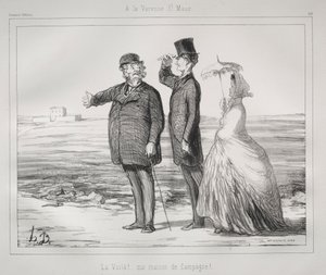 サンモール、ヴァレンヌにて 作： Honoré Daumier