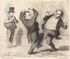 セーヌ川のほとりに彼らの偉大さによって愛着を持っています... 作： Honoré Daumier