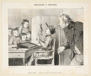 出席 作： Honoré Daumier