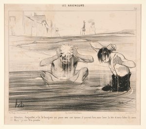 注意、ガーゴイル、v 作： Honoré Daumier