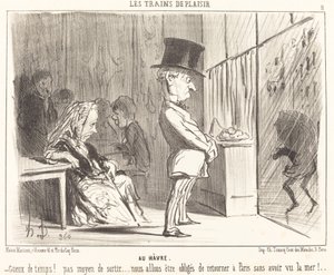 港へ 作： Honoré Daumier