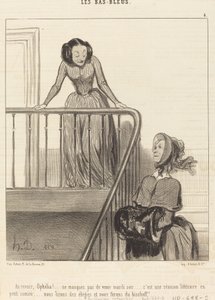 さようなら、オフィーリア!...お見逃しなく... 作： Honoré Daumier