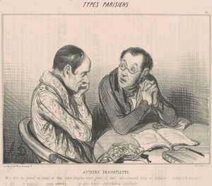 劇作家 作： Honoré Daumier