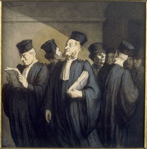ヒアリング前 作： Honoré Daumier