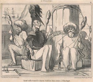 ついに彼らの趣味を活かす方法を見つけました！ 作： Honoré Daumier