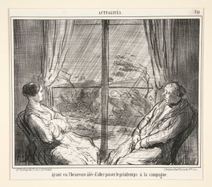 lを持っていた 作： Honoré Daumier