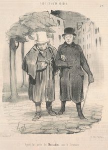 経営委員会の下でmuscadinsの一員だったこと 作： Honoré Daumier