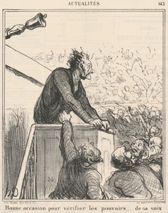良い機会にチェック... 作： Honoré Daumier