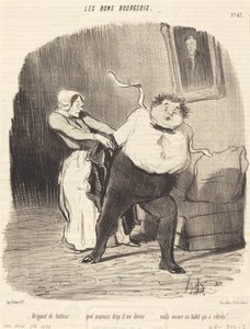 テーラーズ・ブリガンド...別のコート...縮んだ！ 作： Honoré Daumier