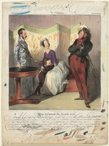 Caricaturana (プレート 50): 民法第 24 条の違反 作： Honoré Daumier
