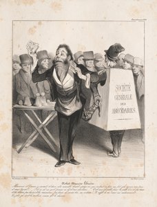 カリカチュラナ：ロバートマカイア書店、Pl。14、ロバートマカイア書店、183 作： Honoré Daumier