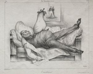 風刺画、139版：ナイトメア、1832年。