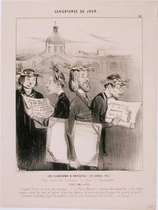 今日の似顔絵-アーティストの幻想 作： Honoré Daumier