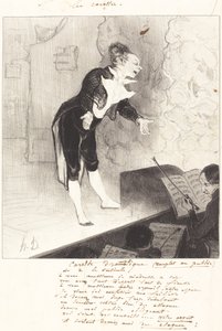 劇的なニンジン 作： Honoré Daumier