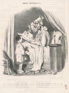 今朝、夜明け前… 作： Honoré Daumier