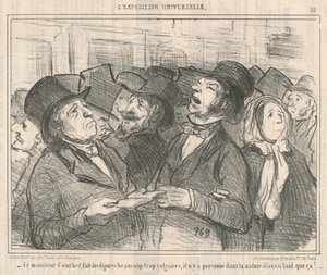 このムッシュ・クールベ... 作： Honoré Daumier