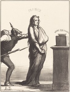 一部の新聞は何と呼んでいましたか... 作： Honoré Daumier