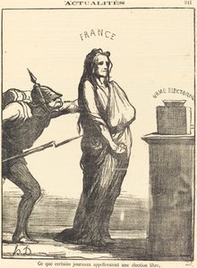 一部の新聞は何と呼んでいましたか... 作： Honoré Daumier