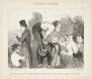 大学時代から 作： Honoré Daumier